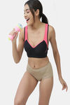 Lady Lyka Cotton Padded Sports Bra (Pack of 2) - Multicolor — thumbnail 5